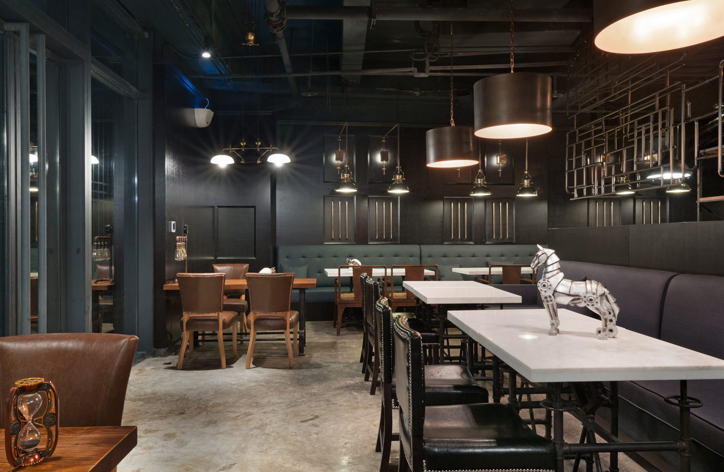 自助餐廳裝修設(shè)計卡座效果怎樣？