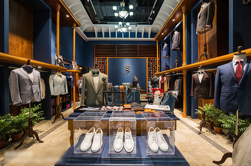 簡(jiǎn)潔大氣簡(jiǎn)西裝店裝修圖片