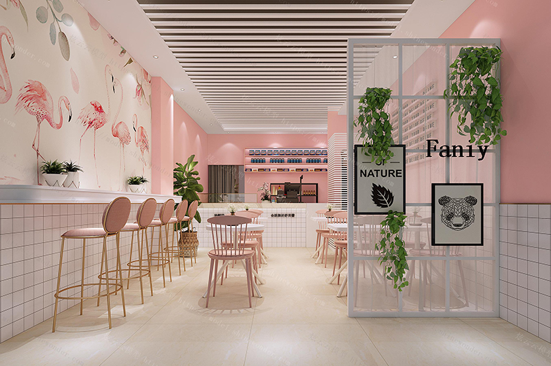 奶茶店最簡(jiǎn)單裝修選擇什么效果風(fēng)格好？