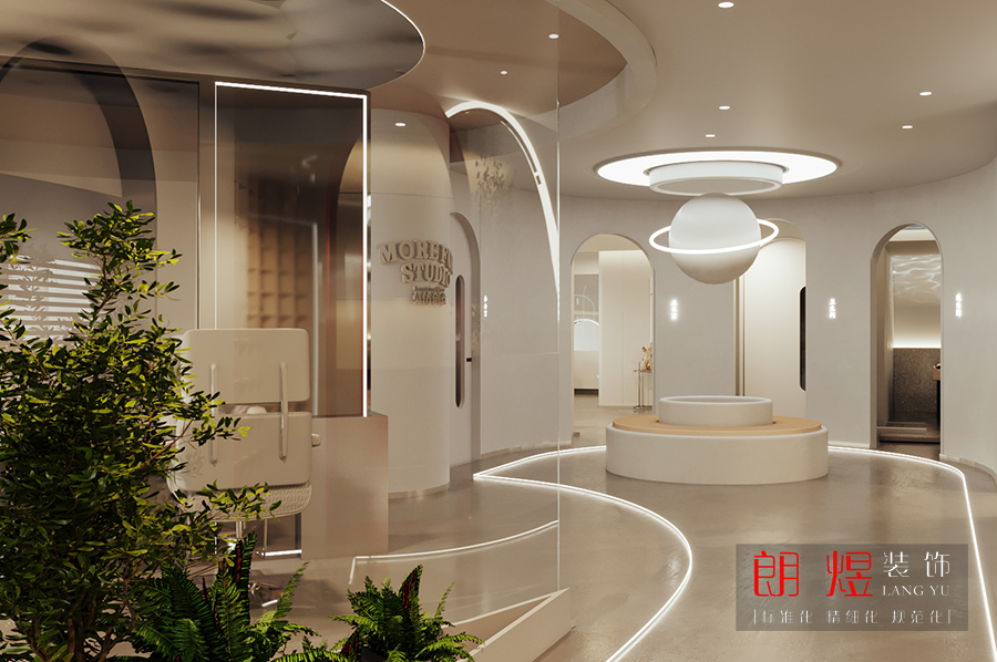 美容美發(fā)店裝修設計效果圖