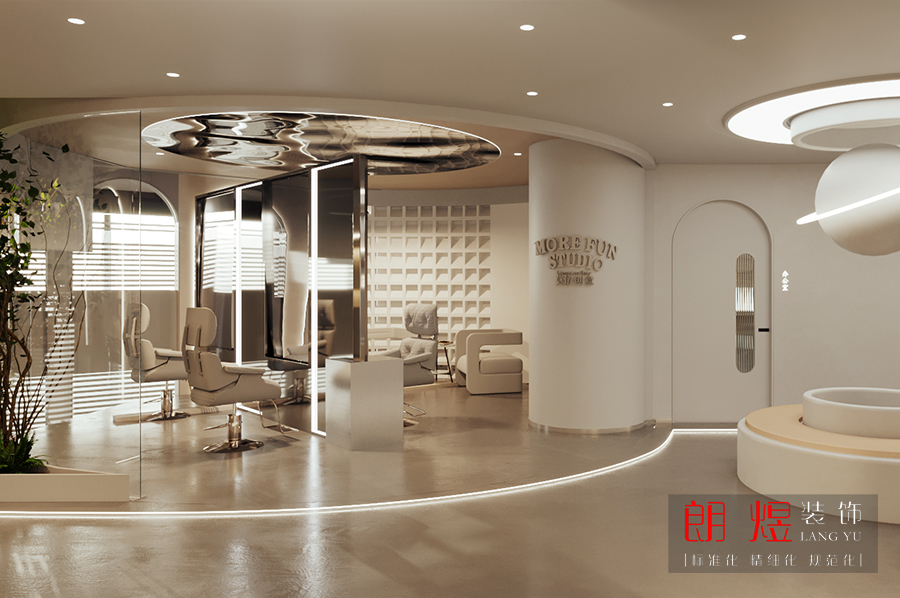 美容美發(fā)店裝修設計效果圖