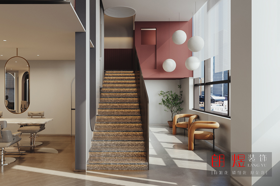 美容美發(fā)店裝修設計效果圖