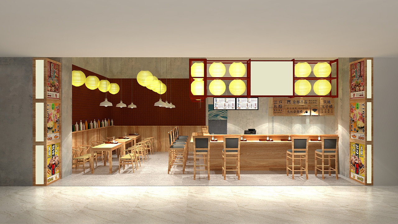 小吃店裝修方案設(shè)計(jì)