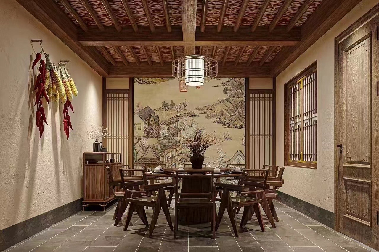 農(nóng)家樂小院餐廳該怎么裝修設(shè)計才好？